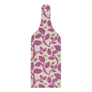 Helle Retro-Blumen-Nahtloses Muster Geschenkpapie Schneidebrett