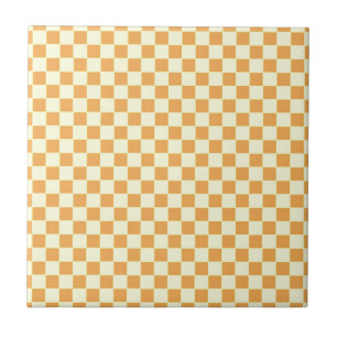 Helle Retro-Schachbrettmuster Fliese