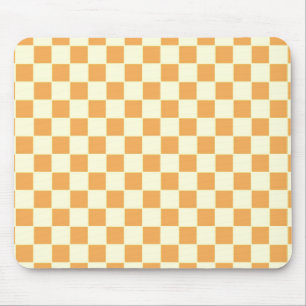 Helle Retro-Schachbrettmuster Mousepad