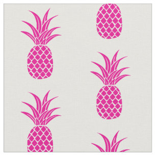 Helle rosa Ananas Stoff