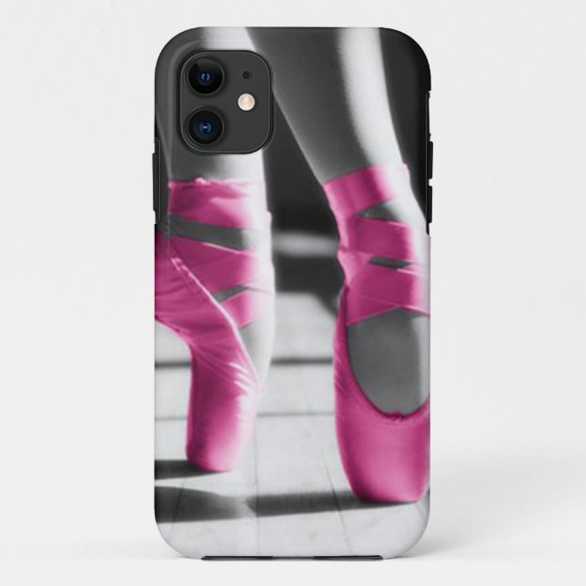 Helle rosa Ballett-Schuhe Case-Mate iPhone Hülle (Rückseite)