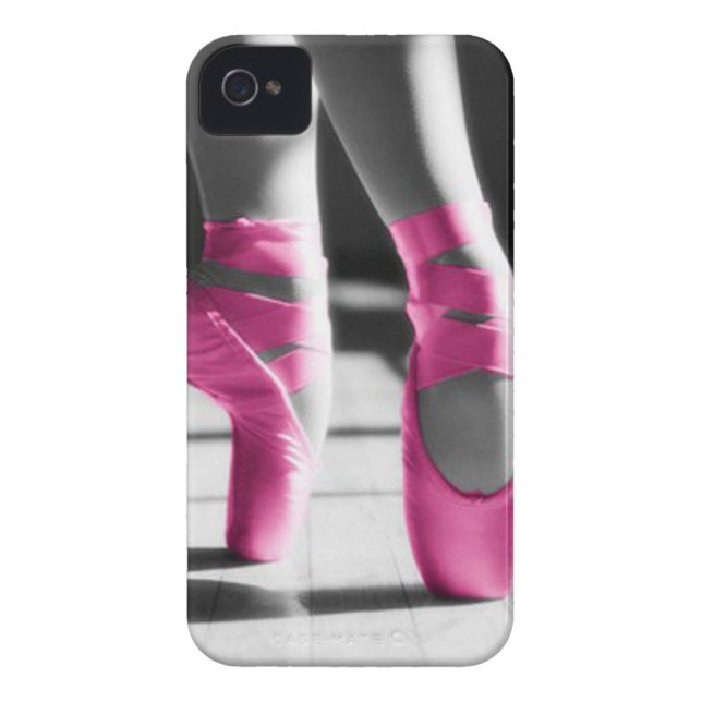 Helle rosa Ballett-Schuhe Case-Mate iPhone Hülle (Rückseite)