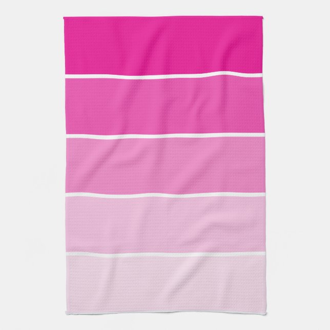 Helle rosa Farben-Proben Handtuch (Vertikal)