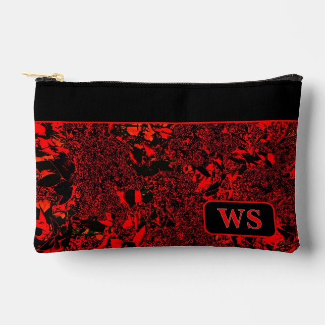 Helle rosa Kosmetiktasche Zubehörtasche (Vorderseite)