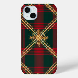 HELLE, ROTE GOLD-CHRISTMAS KARIERTES PATTER Case-Mate iPhone HÜLLE