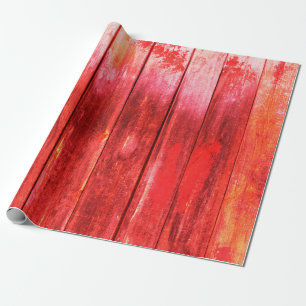 Helle rote Holzplankenwandstruktur. Holzkstruktur  Geschenkpapier