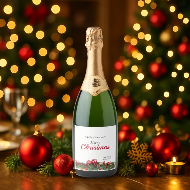 Helle rote Ornamente modernes Weihnachten (Von Creator hochgeladen)