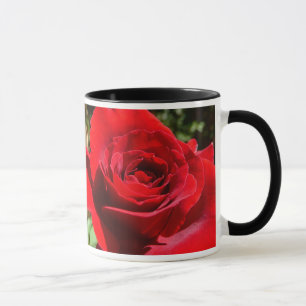 Helle Rote Rose Blume Schöne Blumenpracht Tasse