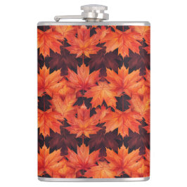 HELLE ROTE UND ORANGE FALL AUTUMNSTÜCKE FLACHMANN