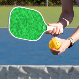 Helle Schattierungen der Abstrakten Kunst grüner W Pickleball Schläger