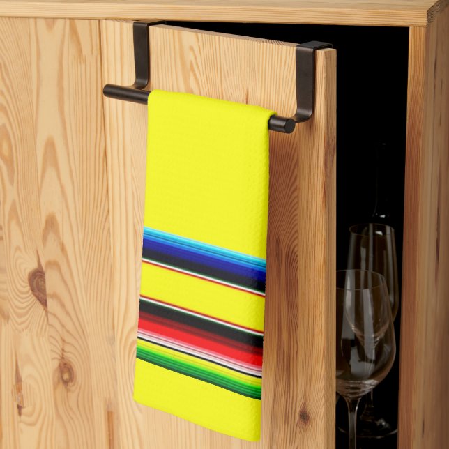 Helle Seifenstreifen Küchentücher (Drittel gefaltet)