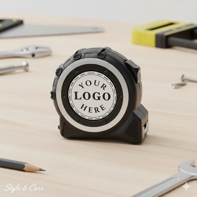 Helle Silber-Tape-Messung mit Ihrem Logo Maßband (Bright Silver Tape Measure Featuring Your Logo)