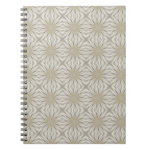 Helle Silver Christmas Stars Notizblock