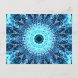 Helle SnowFlower Postkarte