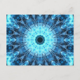 Helle SnowFlower Postkarte