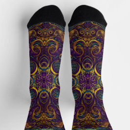 Helle Socken Ausgefeilte nahtlose Muster 0039298