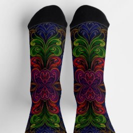 Helle Socken Ausgefeilte nahtlose Muster 0039302