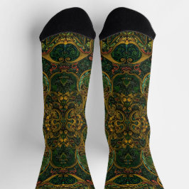 Helle Socken Ausgefeilte nahtlose Muster 0039305