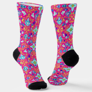 Helle Socken Ausgefeilte nahtlose Muster 0039365