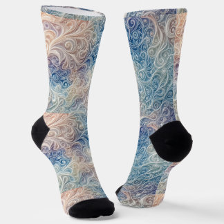 Helle Socken Ausgefeilte Nahtlose Muster 0039414
