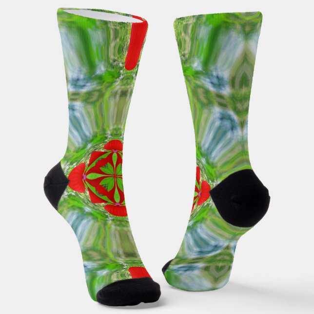 Helle Socken Fraktal Nahtlose Muster 0042002 (Gewinkelt)
