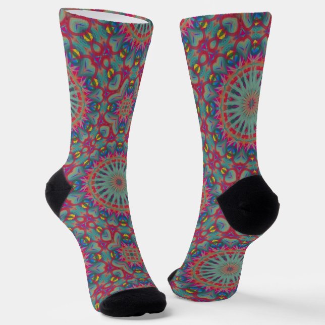 Helle Socken Fraktal Nahtlose Muster 0042003 (Gewinkelt)