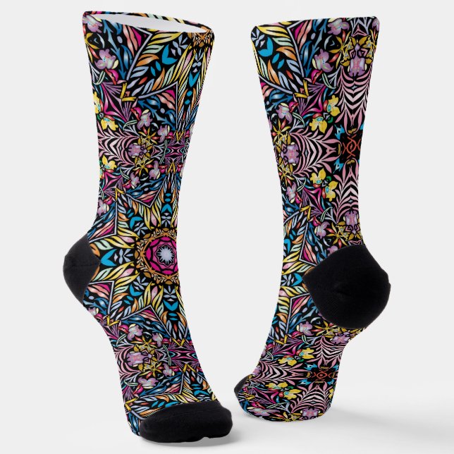 Helle Socken Fraktal Nahtlose Muster 0042012 (Gewinkelt)