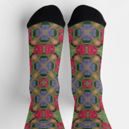 Helle Socken Fraktal Nahtlose Muster 0042024