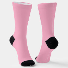 Helle Socken RANDOPIX Einfarbig Rose