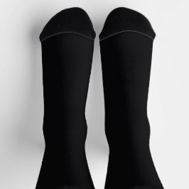 Helle Socken RANDOPIX Einfarbig Tiefes Karbon