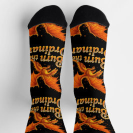 Helle Socken RANDOPIX Verbrenne Das Gewöhnliche 00