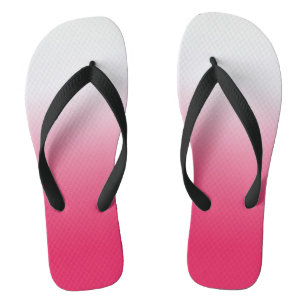 Helle Sommer Rot und Weiß Gradienten Ober Flip Flops