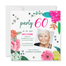 Helle Sommerblumen & Früchte Geburtstagsparty