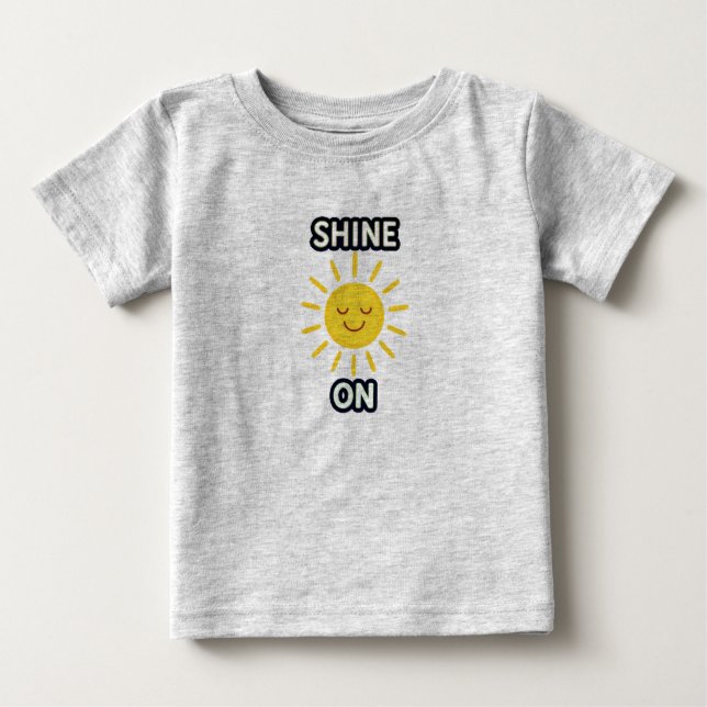 Helle Sonne Kinder T-Shirt (Vorderseite)