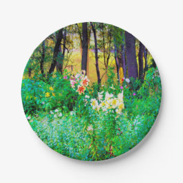 Helle Sonnenaufgänge mit Tree Lilis in meinem Rubi Pappteller