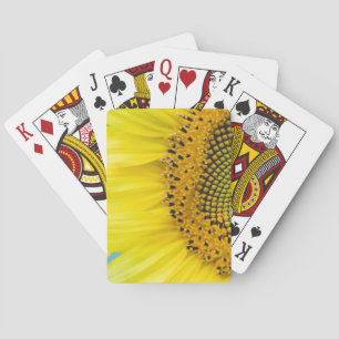 Helle Sonnenblume Spielkarten