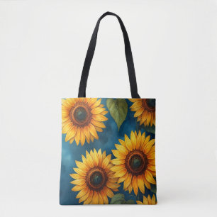 Helle Sonnenblume Totbeutel