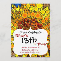 Helle Sonnenblumen Circle Mosaik Digital Art Print