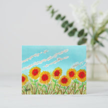 Helle Sonnenblumen