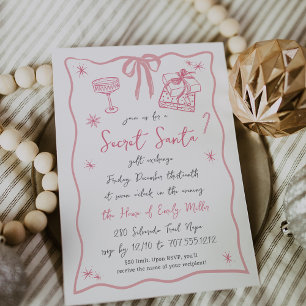Helle Spirits   Secret Santa Christmas Party Einladung