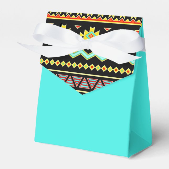 Helle Stammesdesign Geschenkschachtel (Vorderseite)