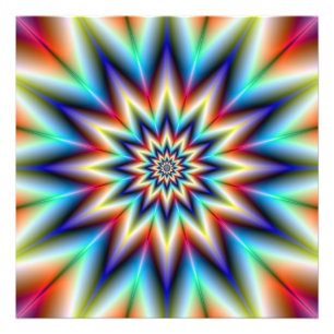 Helle Star Fotodruck