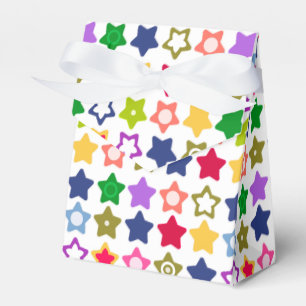 Helle Sterne Geschenkschachtel