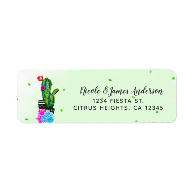 Helle Streifen Fiesta Succulents Cinco de Mayo (Vorne)