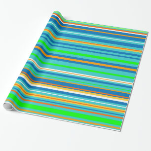 Helle Streifen Geschenkpapier