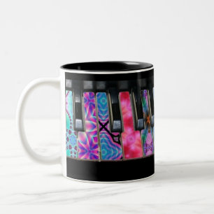 Helle Symphonie der Farbe Zweifarbige Tasse