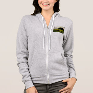 Helle Szene von Rindern bei Stream - Edward Mitche Hoodie