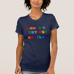 Helle T-Shirts des Gut-est Abuela der Welt Farb
