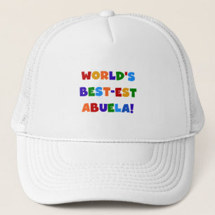 Helle T-Shirts des Gut-est Abuela der Welt Farb Truckerkappe