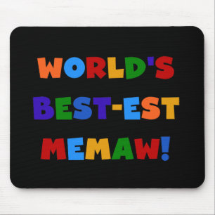 Helle T-Shirts des Gut-est Memaw der Welt Farb Mousepad